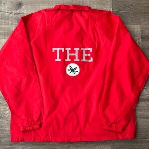 THE Ohio State red Windbreaker Jacket